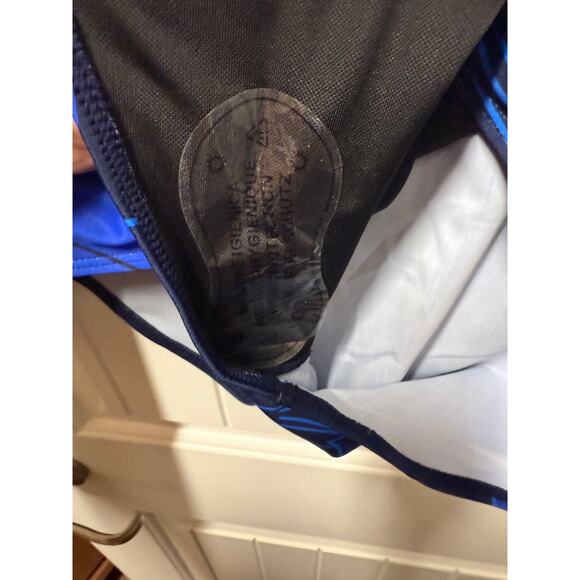 Women's Long Sleeve Rash Guard UV Protection Zipper One Piece Swimsuit Large - Picture 4 of 6